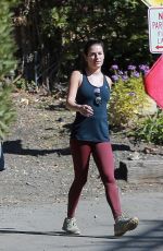 LEA MICHELE Out Hiking in Los Angeles 11/18/2019