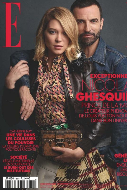 LEA SEYDOUX in Elle Magazine, France October 2019