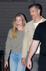 LEANN RIMES Leaves Nobu in Malibu 11/01/2019