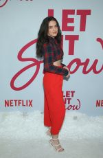 LILIMAR HERNANDEZ at Let It Snow Premiere in Los Angeles 11/04/2019