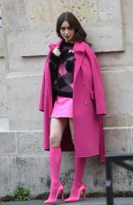 LILY COLLINS on the Set of Emily in Paris in Paris 11/05/2019