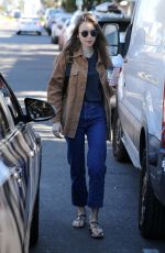 LILY COLLINS Out for Coffee in Los Angeles 11/18/2019