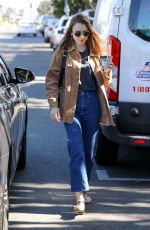 LILY COLLINS Out for Coffee in Los Angeles 11/18/2019