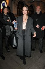 LILY JAMES Leaves Dear Evan Hansen Press Night in London 11/19/2019