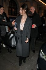 LILY JAMES Leaves Dear Evan Hansen Press Night in London 11/19/2019