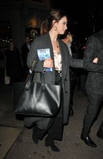 LILY JAMES Leaves Dear Evan Hansen Press Night in London 11/19/2019