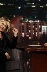 LINDA HAMILTON at Jimmy Kimmel Live 10/29/2019