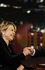 LINDA HAMILTON at Jimmy Kimmel Live 10/29/2019