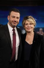 LINDA HAMILTON at Jimmy Kimmel Live 10/29/2019