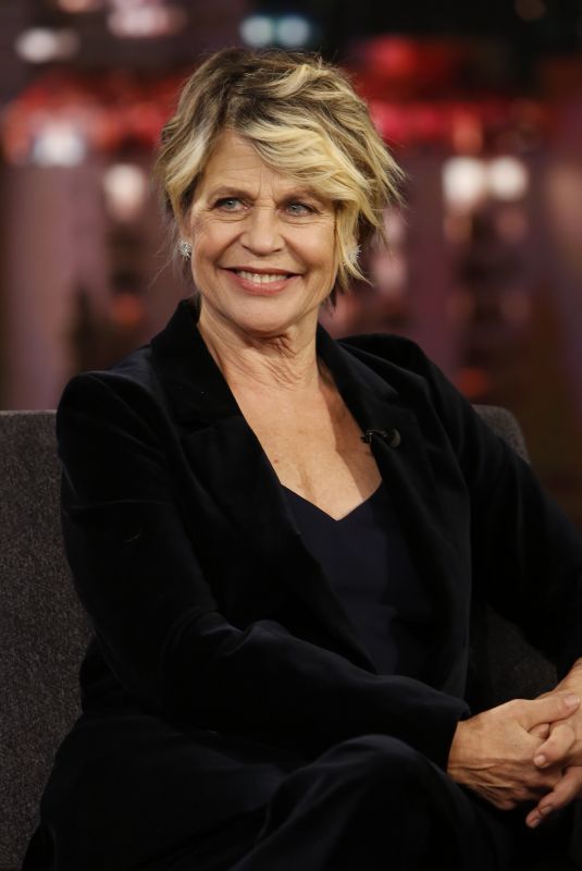 LINDA HAMILTON at Jimmy Kimmel Live 10/29/2019