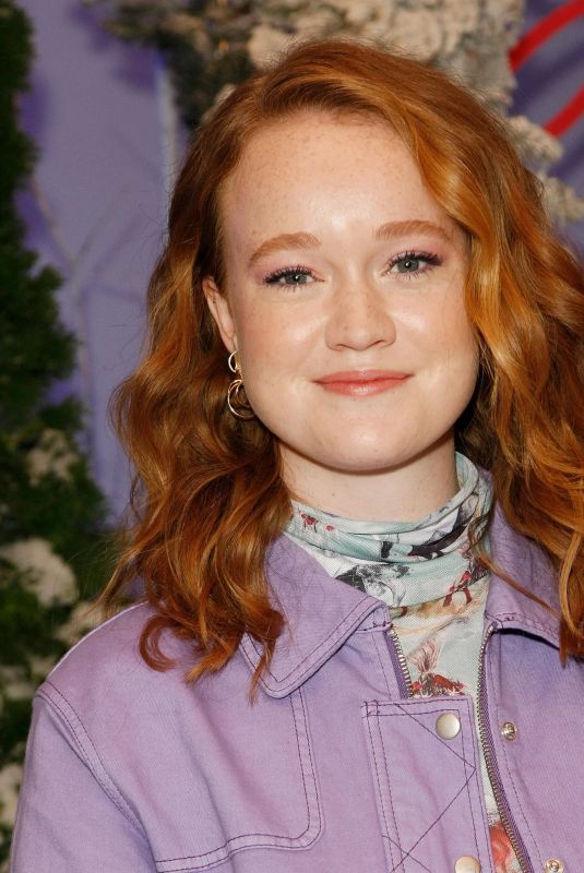 LIV HEWSON at Let It Snow Photocall in Beverly Hills 11/01/2019