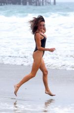 LIZZIE CUNDY in Swimsuit at a Beach in Los Angeles 11/27/2019