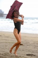 LIZZIE CUNDY in Swimsuit at a Beach in Los Angeles 11/27/2019