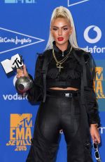 LOREDANA at MTV Europe Music Awards in Seville 11/03/2019