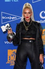 LOREDANA at MTV Europe Music Awards in Seville 11/03/2019