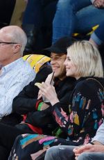LUCY BOYNTON anr Rami Malek at Washington Wizards vs LA Lakers Game in Los Angeles 11/29/2019
