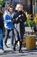 LUCY BOYNTON on the Set of The Politician in New York 11/21/201
