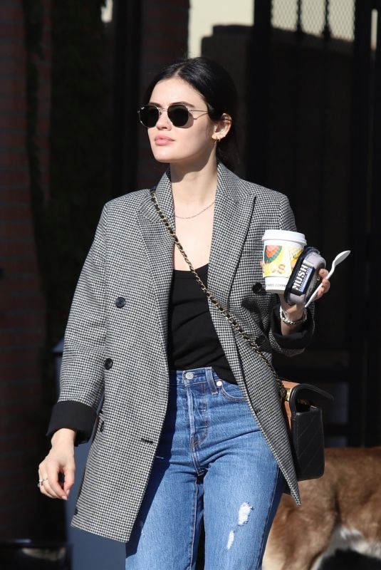 LUCY HALE Leaves Alfred