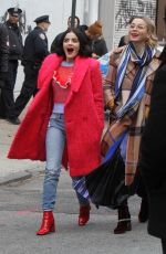 LUCY HALE on the Set of Katy Keene in Long Island 11/20/2019
