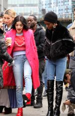 LUCY HALE on the Set of Katy Keene in Long Island 11/20/2019