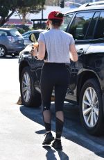 LUCY HALE Out for Coffee in Studio City 11/09/2019
