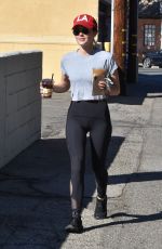 LUCY HALE Out for Coffee in Studio City 11/09/2019