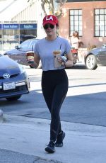 LUCY HALE Out for Coffee in Studio City 11/09/2019