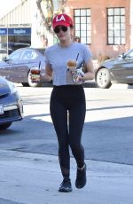 LUCY HALE Out for Coffee in Studio City 11/09/2019