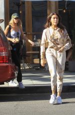 MADISON BEER and ISABELLA JONES at Croft Alley in Beverly Hills 10/31/2019