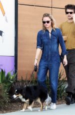 MAIKA MONROE and Joe Keery Out for Lunch in West Hollywood 11/16/2019