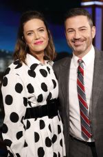 MANDY MOORE at Jimmy Kimmel Live 11/05/2019