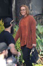 MANDY MOORE on the Set of This is Us in Los Angeles 11/14/2019