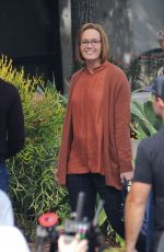 MANDY MOORE on the Set of This is Us in Los Angeles 11/14/2019