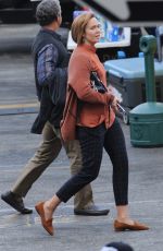 MANDY MOORE on the Set of This is Us in Los Angeles 11/14/2019