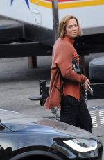 MANDY MOORE on the Set of This is Us in Los Angeles 11/14/2019