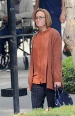 MANDY MOORE on the Set of This is Us in Los Angeles 11/14/2019