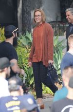 MANDY MOORE on the Set of This is Us in Los Angeles 11/14/2019