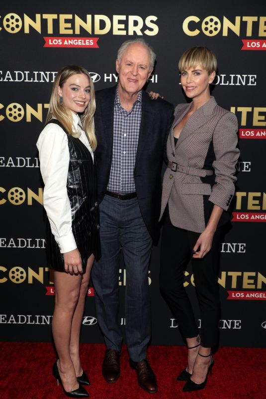 MARGOT ROBBIE and CHARLIZE THERON at Deadline Contenders in Los Angeles 11/02/2019