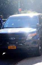 MARISKA HARGITAY on the Set of Law and Erder: SVU in New York 11/07/2019
