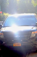 MARISKA HARGITAY on the Set of Law and Erder: SVU in New York 11/07/2019