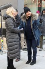 MARISKA HARGITAY on the Set of Law and Order: Special Victims Unit 11/21/2019