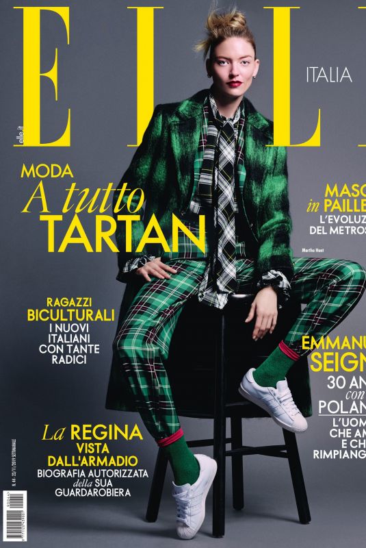 MARTHA HUNT in Elle Magazine, Italy November 2019