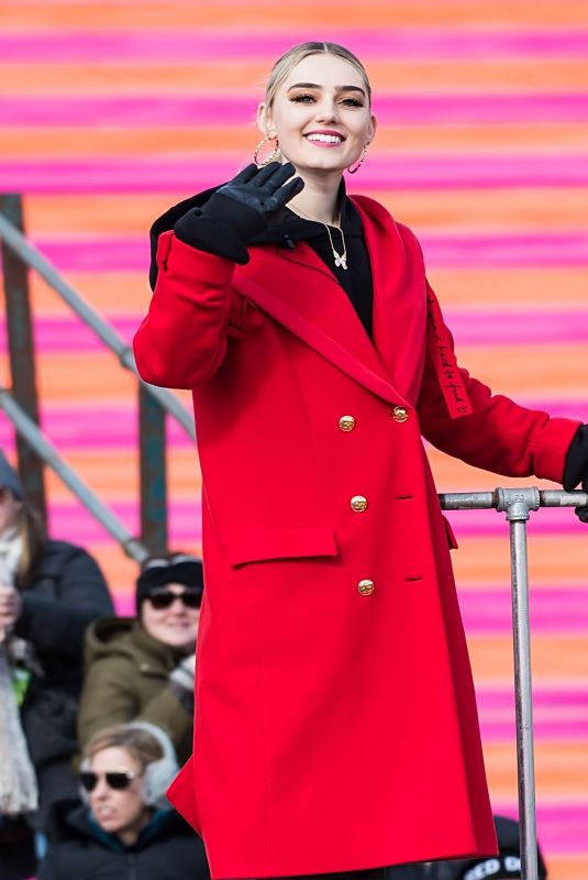 MEG DONNELLY at 100th 6ABC Dunkin Thanksgiving Day Parade in Philadelphia 11/28/2019