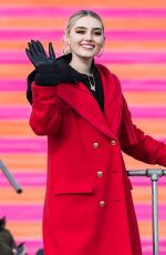 MEG DONNELLY at 100th 6ABC Dunkin Thanksgiving Day Parade in Philadelphia 11/28/2019