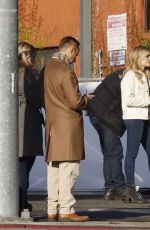 MEG DONNELLY on the Set of First Housewife in Los Angeles 11/25/2019