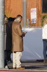 MEG DONNELLY on the Set of First Housewife in Los Angeles 11/25/2019