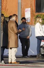 MEG DONNELLY on the Set of First Housewife in Los Angeles 11/25/2019