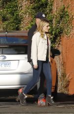 MEG DONNELLY on the Set of First Housewife in Los Angeles 11/25/2019