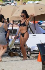 METISHA SCHAEFER in Bikini at a Beach in Miami 11/23/2019