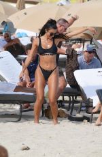 METISHA SCHAEFER in Bikini at a Beach in Miami 11/23/2019